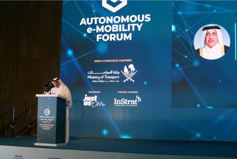 Minister Al-Sulaiti Inaugurates Autonomous e-Mobility Forum
